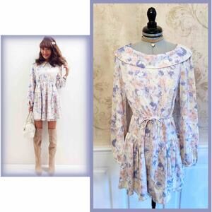Liz Lisa Floral Print Dress Pastel J Fashion Gyaru Himekaji Coquette Japan